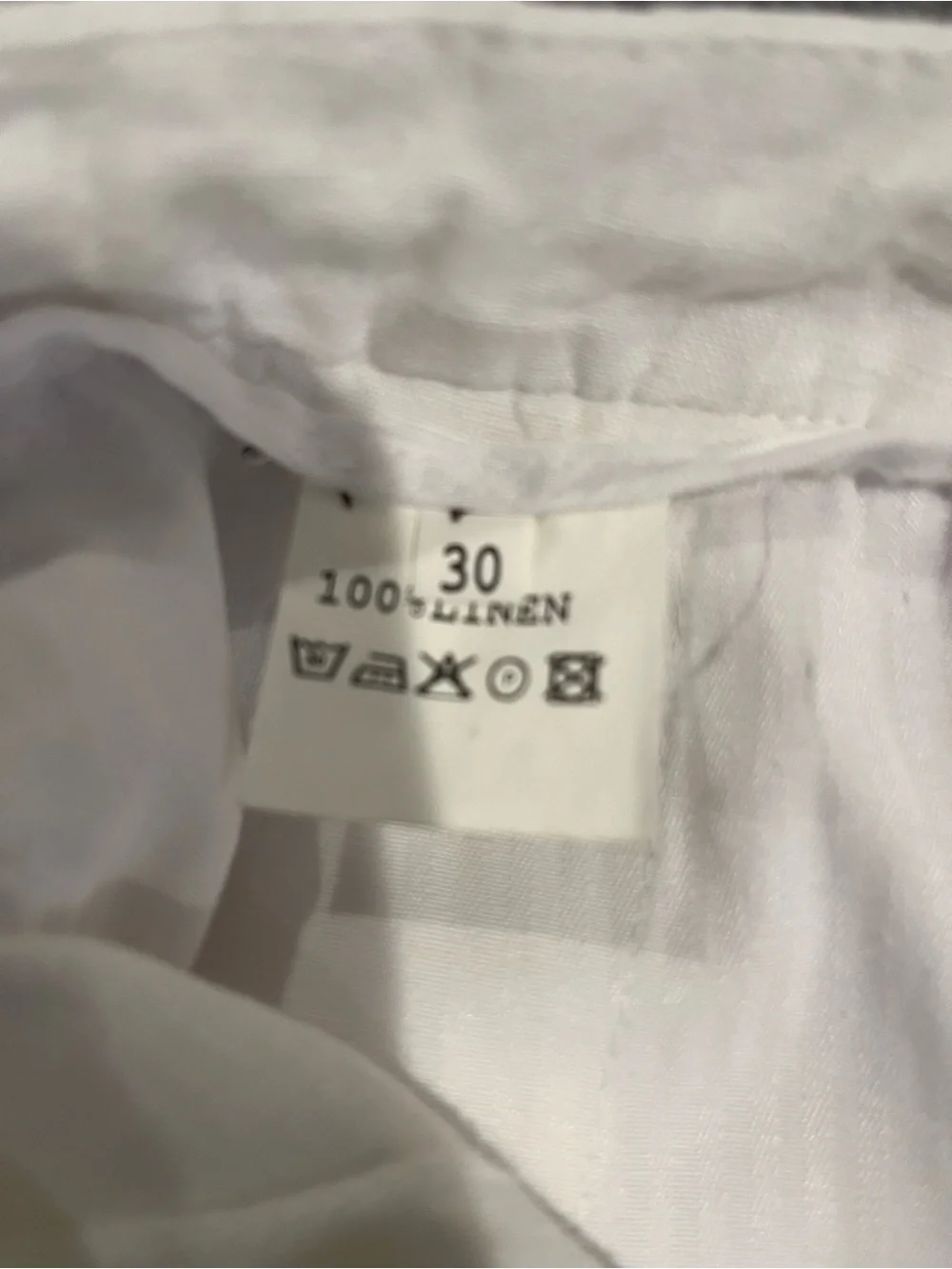 Reiss White Linen Pants